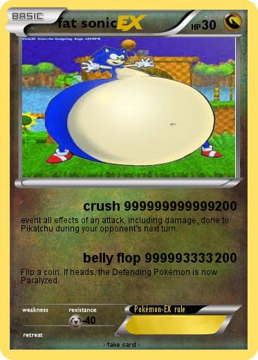 Pokemon fat sonic