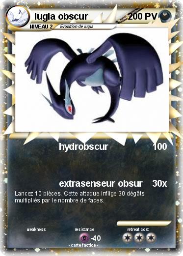 Pokemon lugia obscur