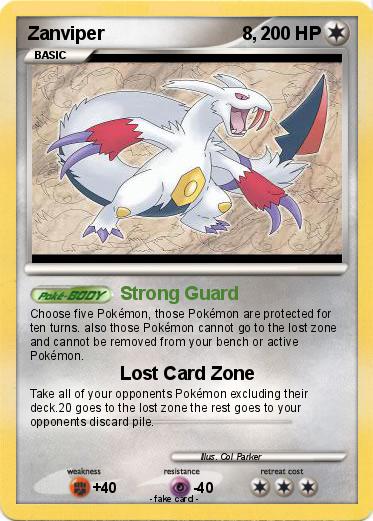 Pokemon Zanviper                           8,