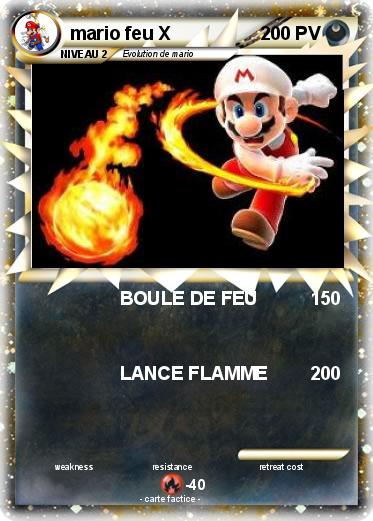 Pokemon mario feu X