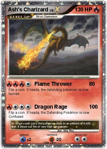 Pokemon Ash's Charizard