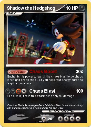 Pokemon Shadow the Hedgehog