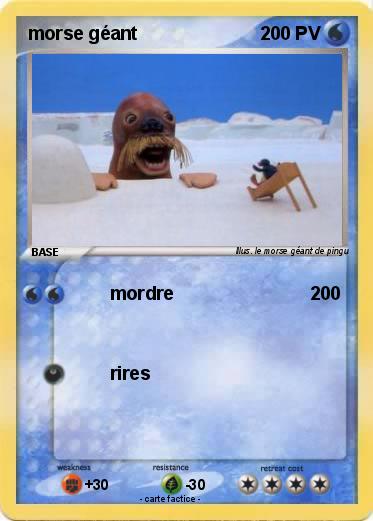 Pokemon morse géant