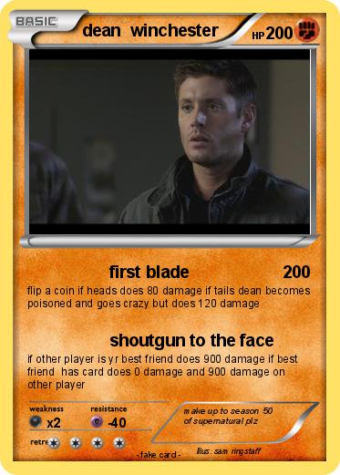 Pokemon dean  winchester