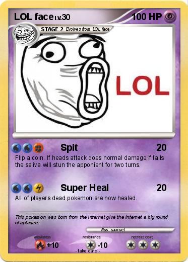 Pokemon LOL face
