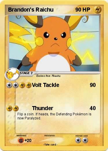 Pokemon Brandon's Raichu