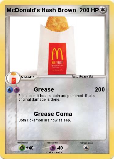 Pokemon McDonald's Hash Brown