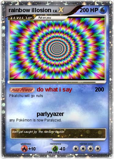 Pokemon rainbow illosion