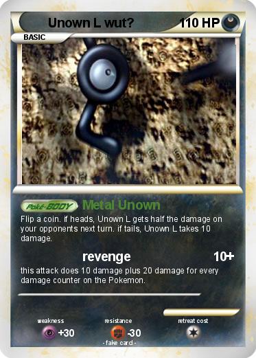 Pokemon Unown L wut?