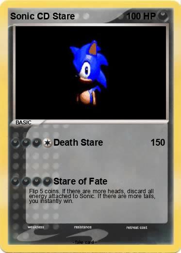 Pokemon Sonic CD Stare