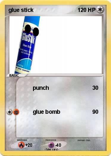 Pokemon glue stick