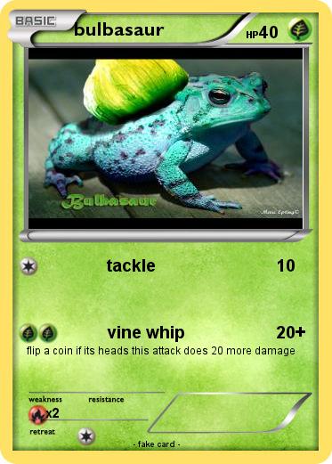 Pokemon bulbasaur