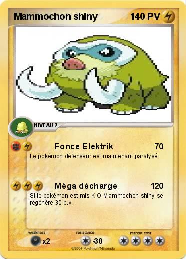 Pokemon Mammochon shiny
