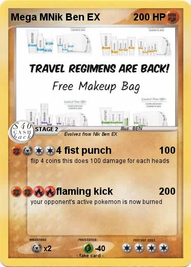 Pokemon Mega MNik Ben EX