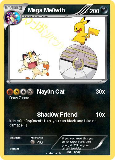 Pokemon Mega Me0wth