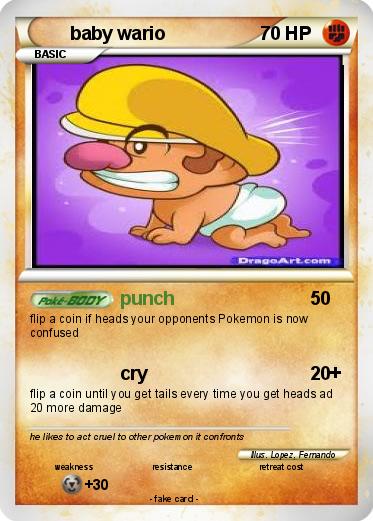 Pokemon baby wario