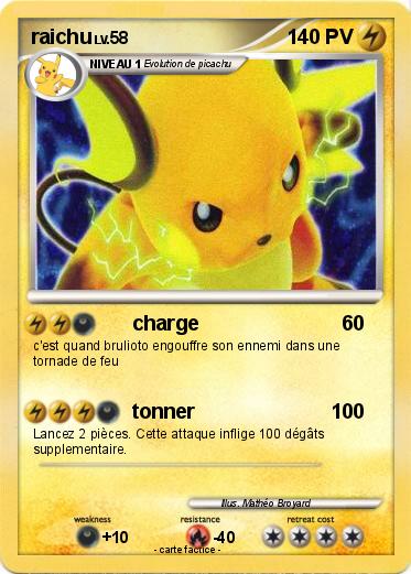 Pokemon raichu
