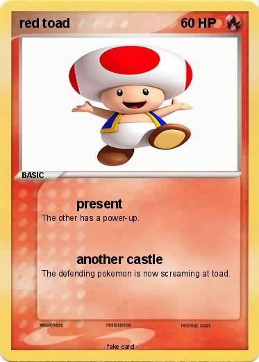 Pokemon red toad