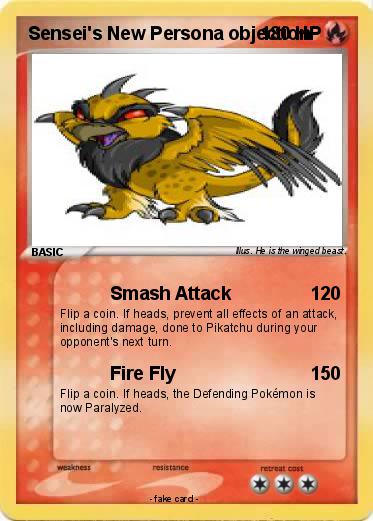 Pokemon Sensei's New Persona objection