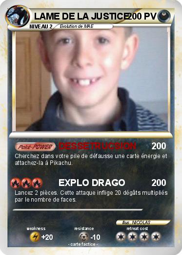 Pokemon LAME DE LA JUSTICE