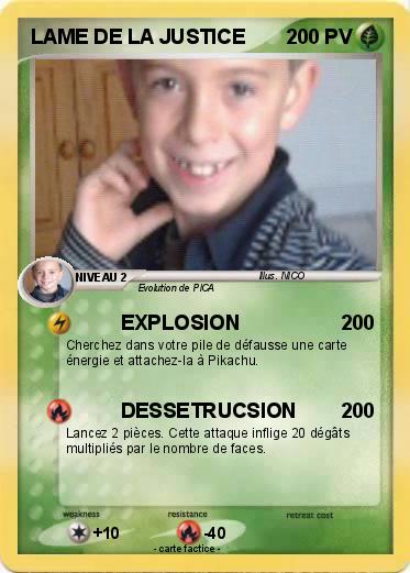 Pokemon LAME DE LA JUSTICE