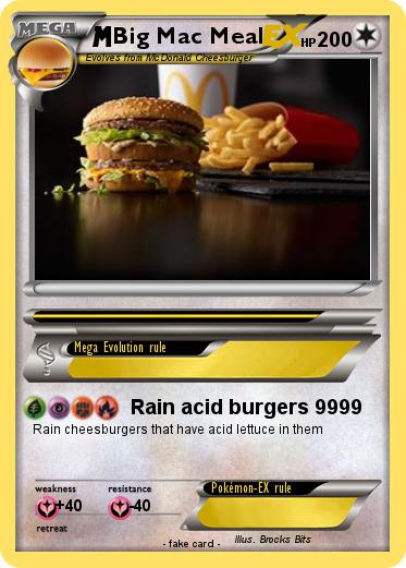 Pokemon Big Mac Meal