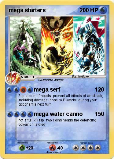 Pokemon mega starters