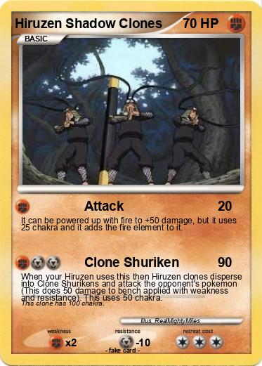 Pokemon Hiruzen Shadow Clones