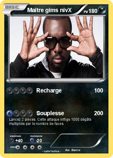 Pokemon Maître gims nivX