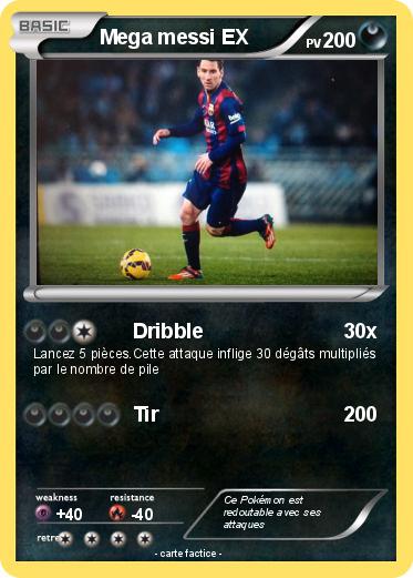 Pokemon Mega messi EX
