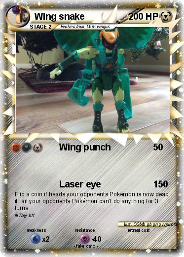 Pokemon Wing snake