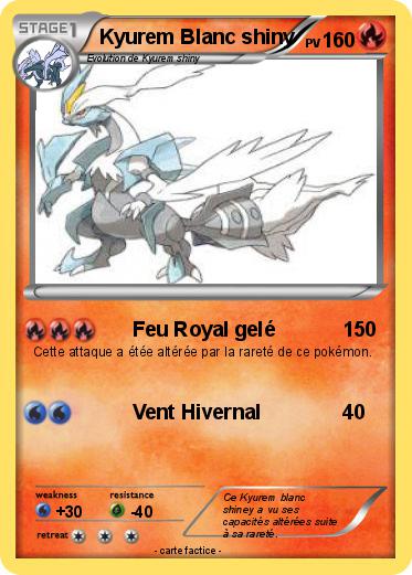 Pokemon Kyurem Blanc shiny