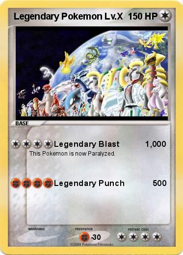 Pokemon Legendary Pokemon Lv.X 