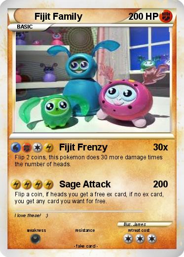 Pokemon Fijit Family
