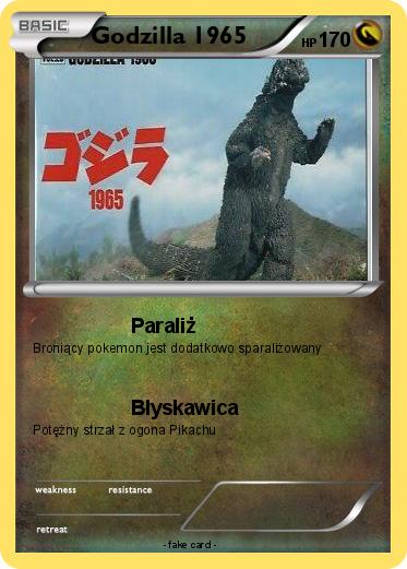 Pokemon Godzilla 1965