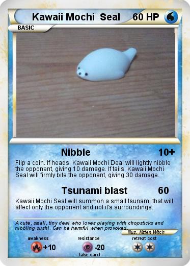 Pokemon Kawaii Mochi  Seal
