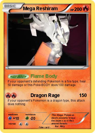Pokemon Mega Reshiram