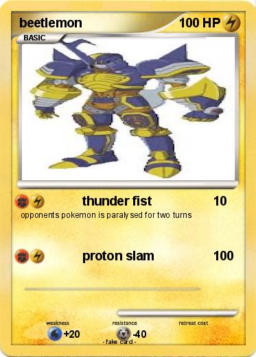 Pokemon beetlemon