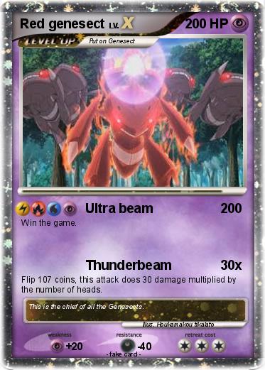 Pokemon Red genesect