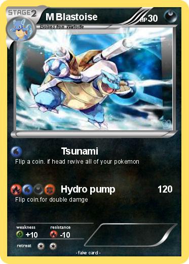 Pokemon M Blastoise