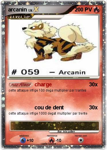 Pokemon arcanin