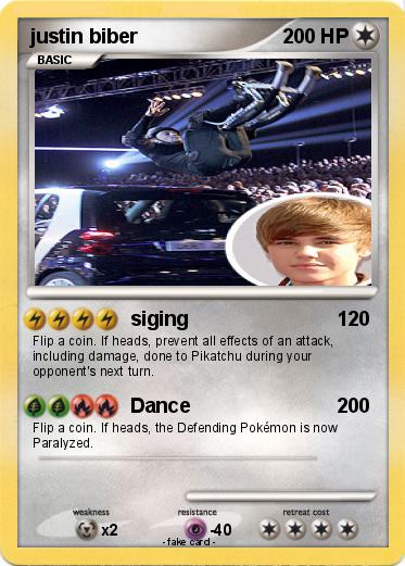 Pokemon justin biber