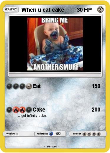 Pokemon When u eat cake