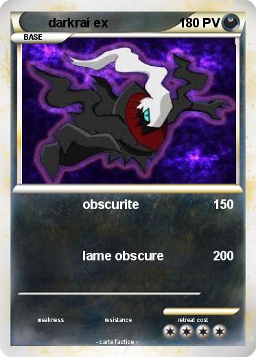 Pokemon darkrai ex