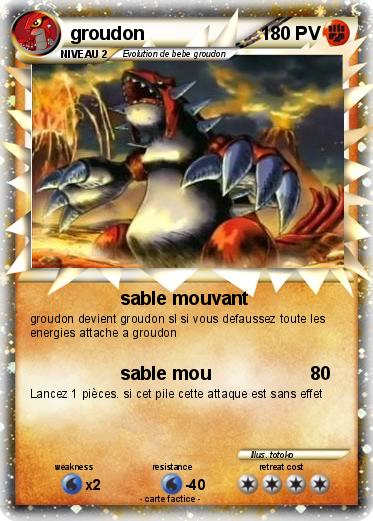 Pokemon groudon