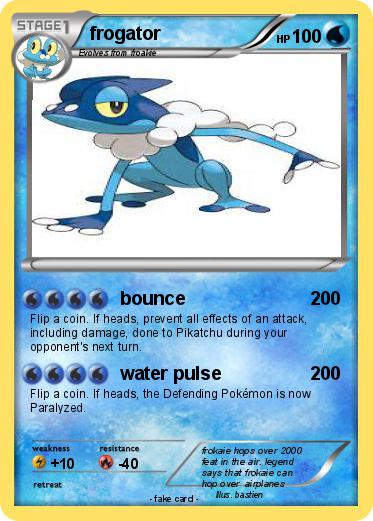 Pokemon frogator