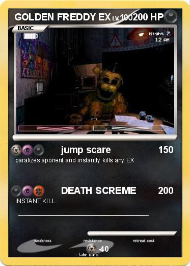 Pokemon GOLDEN FREDDY EX