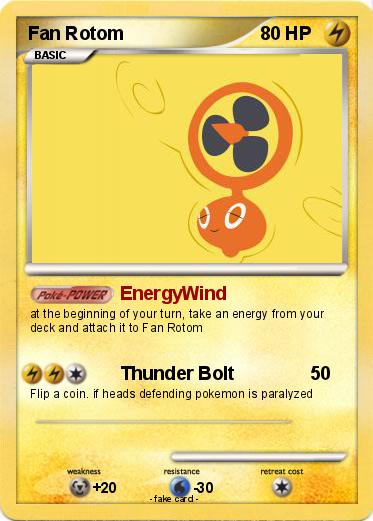 Pokemon Fan Rotom