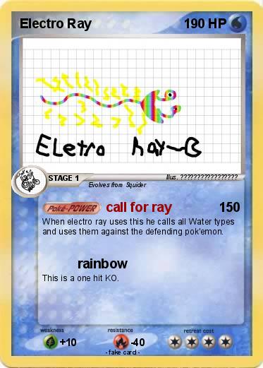 Pokemon Electro Ray