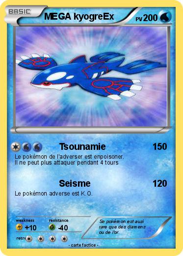 Pokemon MEGA kyogreEx